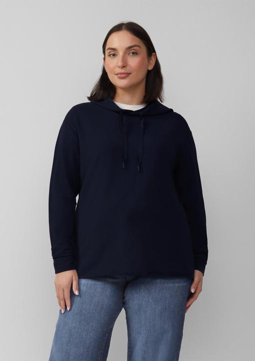 Produktbild S.Oliver Sweatshirt Weiches Kapuzen-Sweat mit Herz-Stickerei (44)