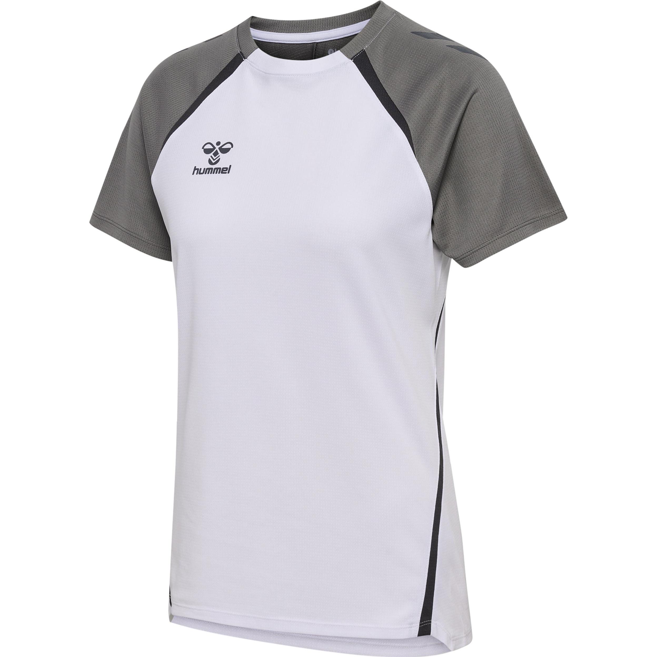 hummel, Damen, Sportshirt, hmlLEAD 2.0 JERSEY S/S WOMAN (XS), Weiss, XS
