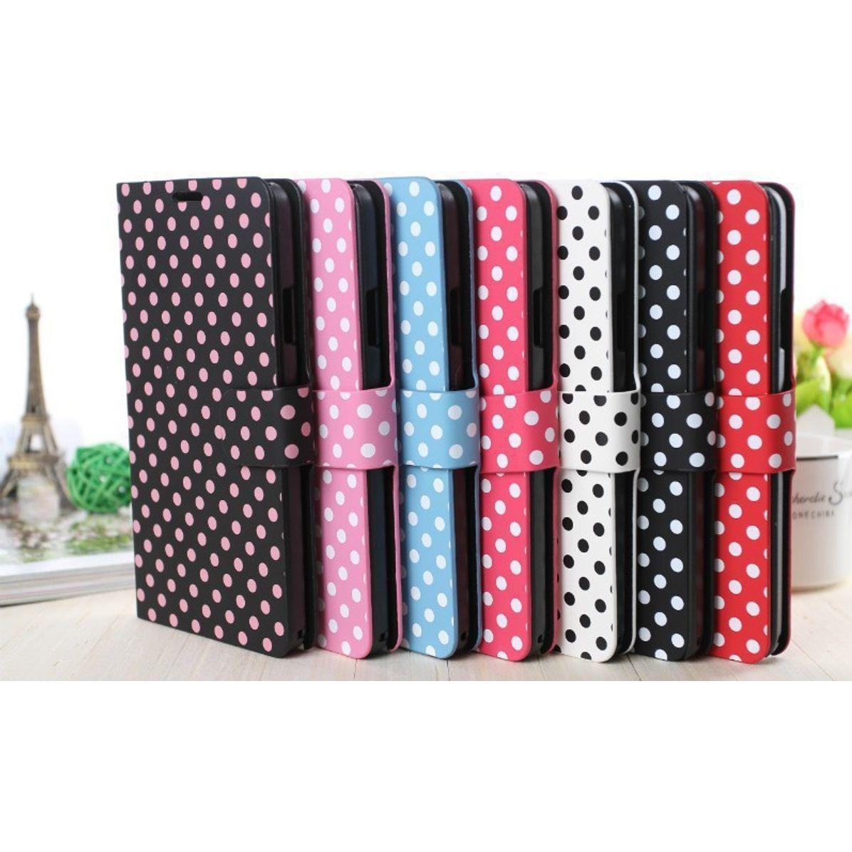 König Design Schutzhülle Handytasche (Flip Quer) für Handy Samsung Galaxy S7560 / S7562 / S7580 / S7582 Weiss (Samsung G...