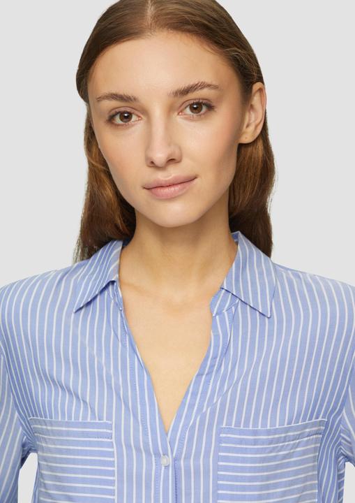 Produktbild S.Oliver Bluse Streifenbluse mit aufgesetzten Taschen (40)