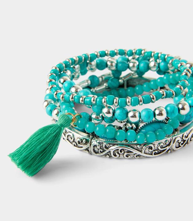 Immagine prodotto Joe Browns Multi Beaded Bracelet (22.50 cm, In plastica, Zinco)