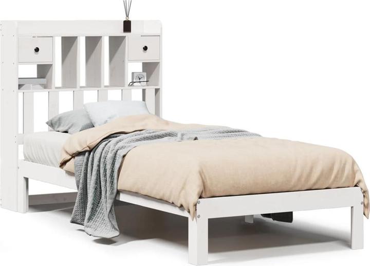 Produktbild vidaXL Bett mit Regal (75 x 190 cm)