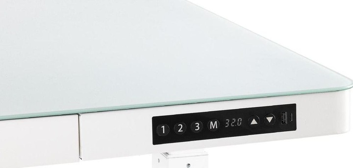 Actual product image Seville Classics High table Airlift 1.2 x 0.6 m, white, depth