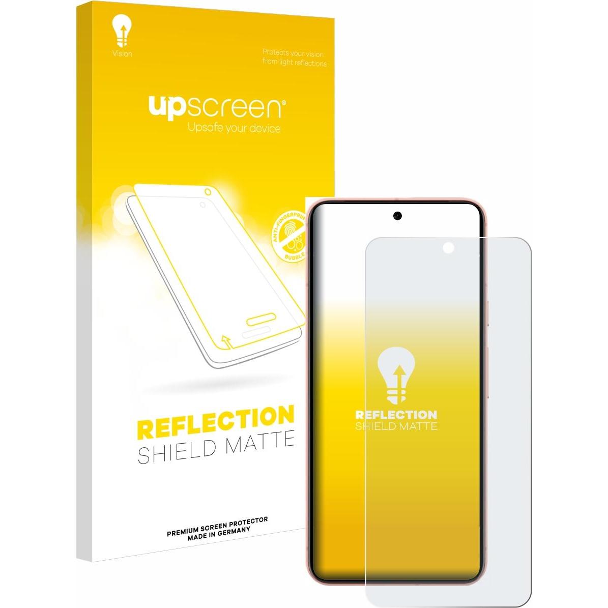 upscreen Reflection Shield Displayschutz Matt (1 Stück, Google Pixel 8), Smartphone Schutzfolie, Grau