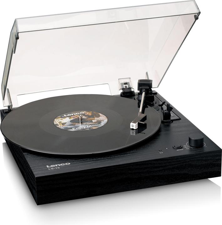 Actual product image Lenco LS-15BK black