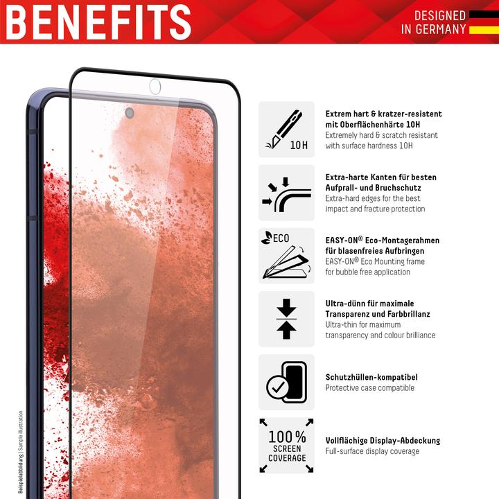 Produktbild Displex Real Glass, Full Cover Panzerglas (1 Stück, Samsung Galaxy S20 5G, Samsung Galaxy S20+)