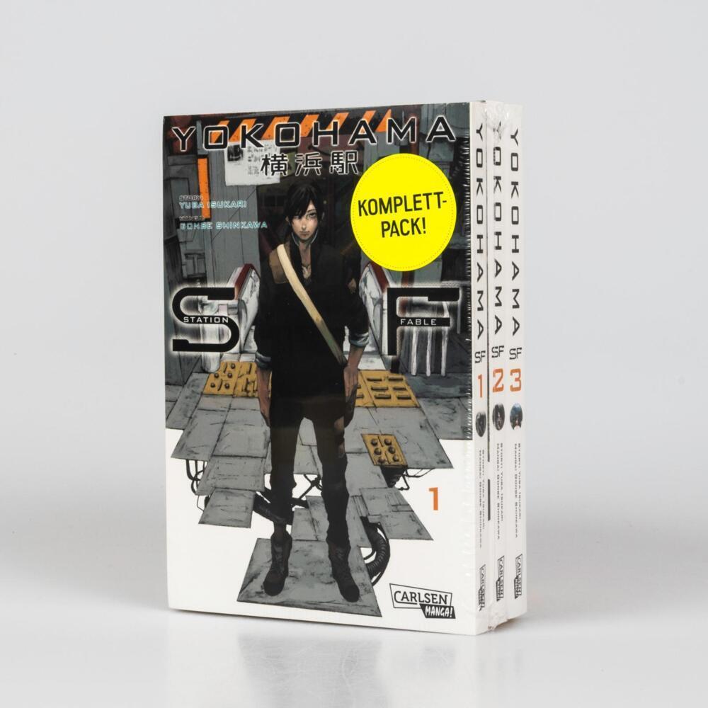 Thumbnail - Yokohama Station Fable Komplettpack 1–3, Belletristik von Gonbe Shinkawa, Yuba Isukari
