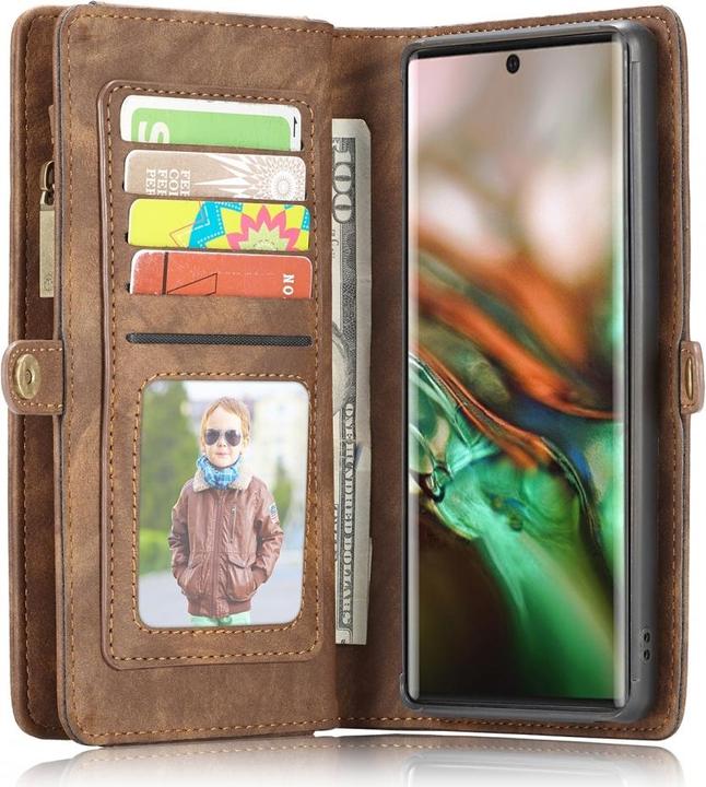 Image du produit Caseme Samsung Galaxy Note10 Housse en cuir véritable Portefeuille Cartes (Samsung Galaxy Note 10)
