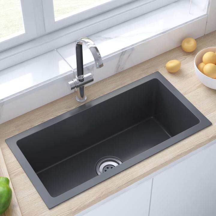 Actual product image vidaXL Küchenspüle (Fitted sink, 30 cm, 60 cm)
