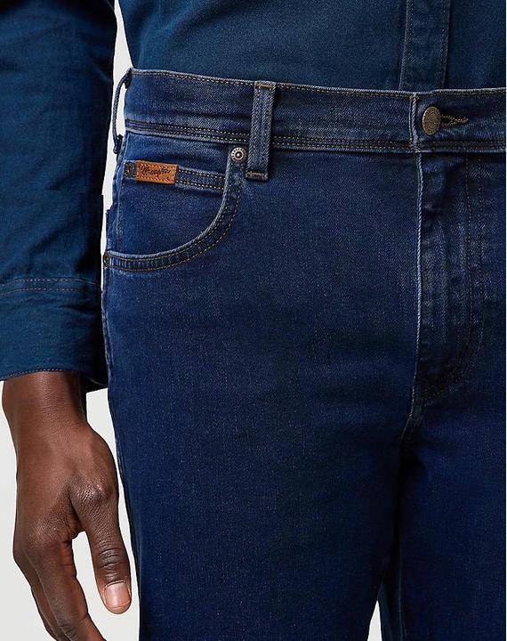 Actual product image Wrangler Texas Rustic Navy Authentic Straight (33)