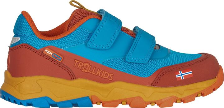 dynamic blue, Mustard, Red clay