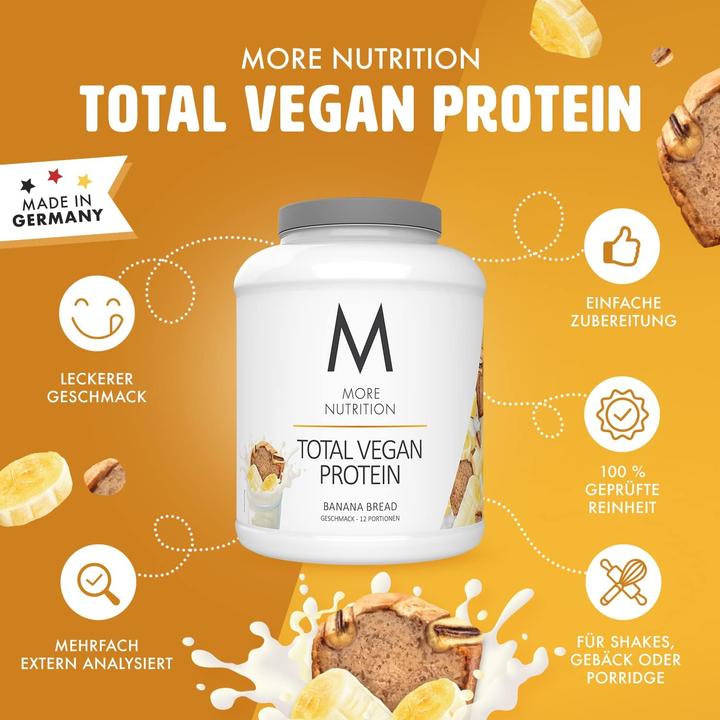 Produktbild More Nutrition Total Protein (Banane, 1 Stk., 600 g)