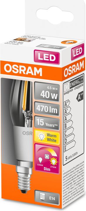 Actual product image Osram Superstar Classic B (E14, 40 W, 470 lm, 1 x, E)