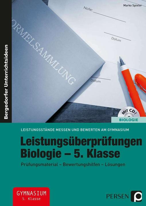 Produktbild Leistungsüberprüfungen Biologie - 5. Klasse (Deutsch, Marko Spieler, 2016)