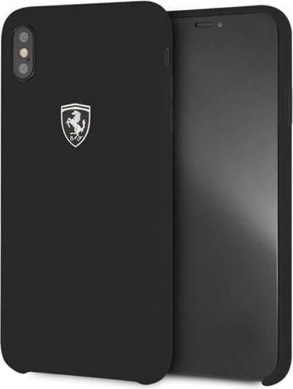 Produktbild Ferrari hard case FEOSIHCI65BK iPhone Xs Max black / black silicone off (Apple iPhone XS Max)