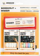 Produktbild Benson Tafelkreide + Radiergummi
