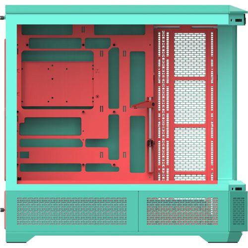 Actual product image Thermaltake "View 600 TG Mint Strawberry" (ATX, mATX, Mini-ITX)
