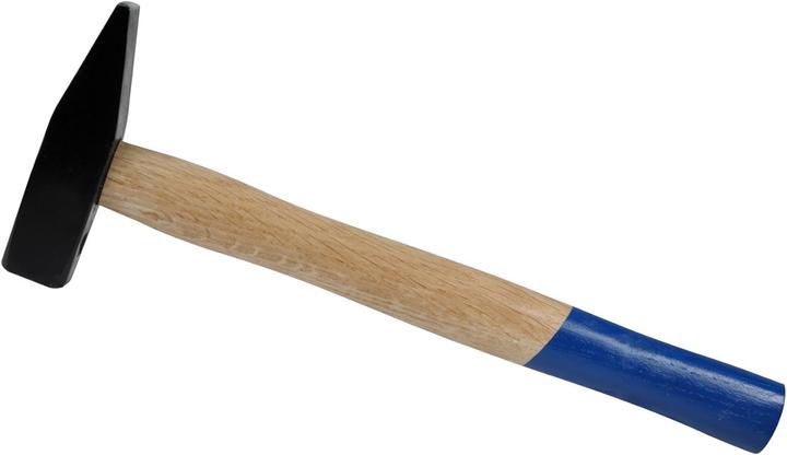 Actual product image SW-Stahl 50105L Locksmith's hammer 500g I Hammer with wooden handle made of ash I Hammer tool with moulding (500 g)