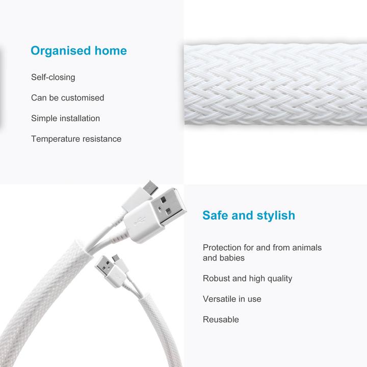 Immagine prodotto Intirilife Kabelschlauch Kanal (Tubo cavi, 300 cm)