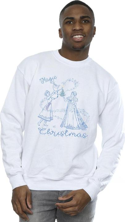 Actual product image Disney Mens Frozen Magic Christmas Sweatshirt (XXL)