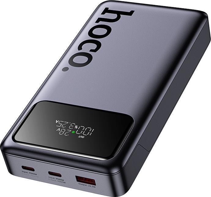 Produktbild Hoco - Q40 Leader PD65W Powerbank mit digitalem Display, 25000mAh, dunkelgrau (25000 mAh, 65 W)
