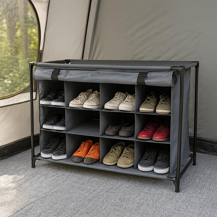 Immagine prodotto Relaxdays Camping-Schuhregal (85 x 35,5 x 65 cm)