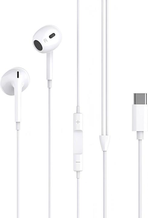 Actual product image xO wired earphones EP74 USB-C white (Cable)