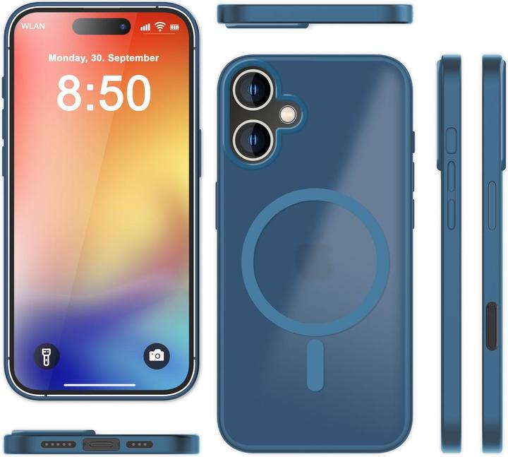 Actual product image Nalia Matte hybrid case with MagSafe function (Apple iPhone 16)