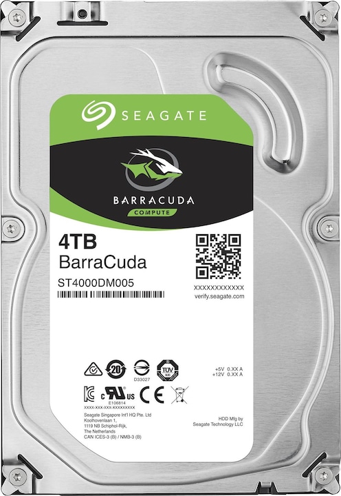 Actual product image Seagate Desktop Barracuda 5400 HDD SATA serial ATA /s NCQ cache 3.5 inch B (4 TB, 3.5", SMR)