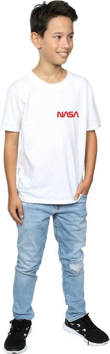 Produktbild Nasa Modern Logo Chest TShirt Jungen (152, 158)
