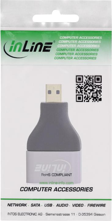 Produktbild InLine HDMI Adapter (Micro HDMI, HDMI, 35 cm)