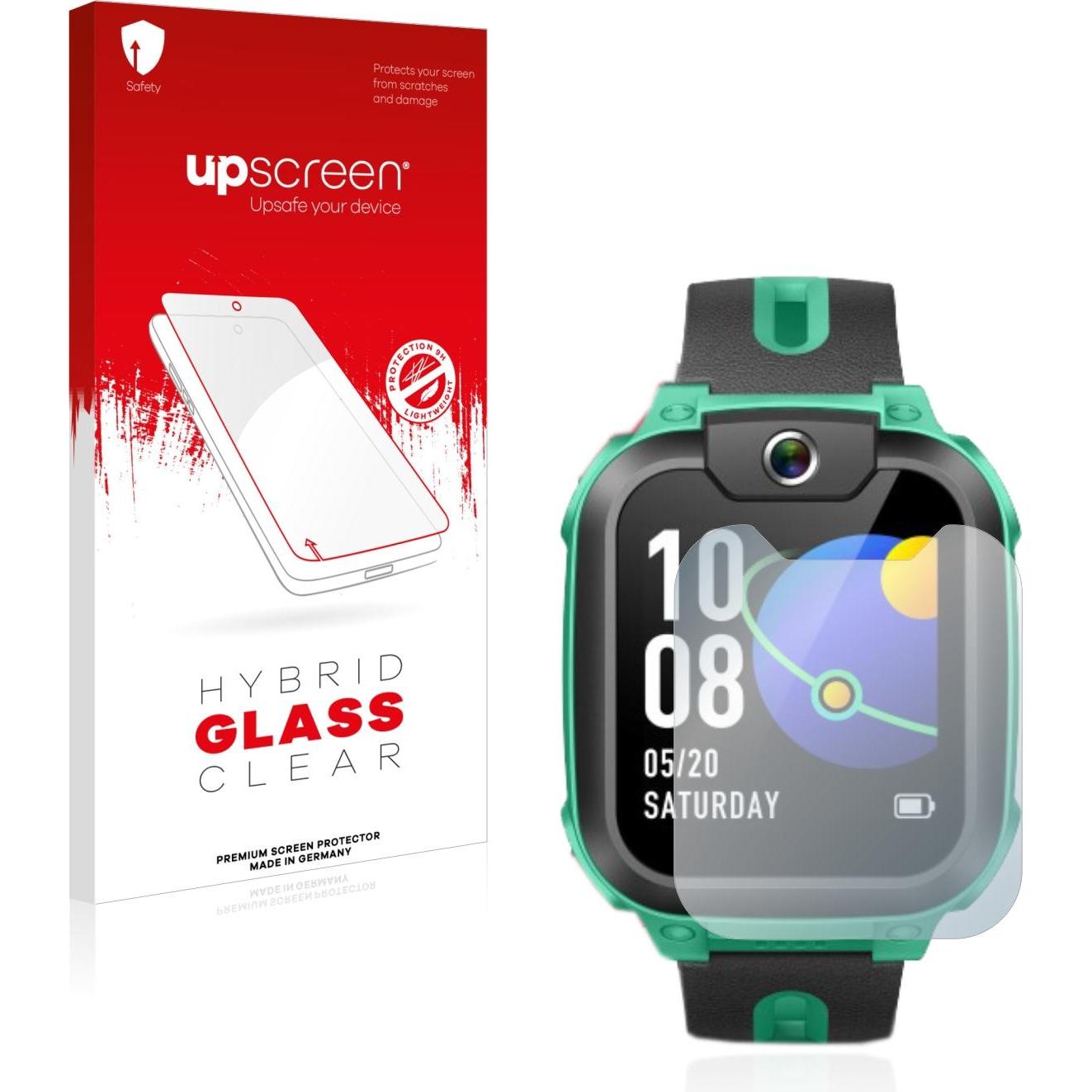 upscreen Scratch Shield Panzerglasfolie, Smartwatch Schutzfolie, Transparent