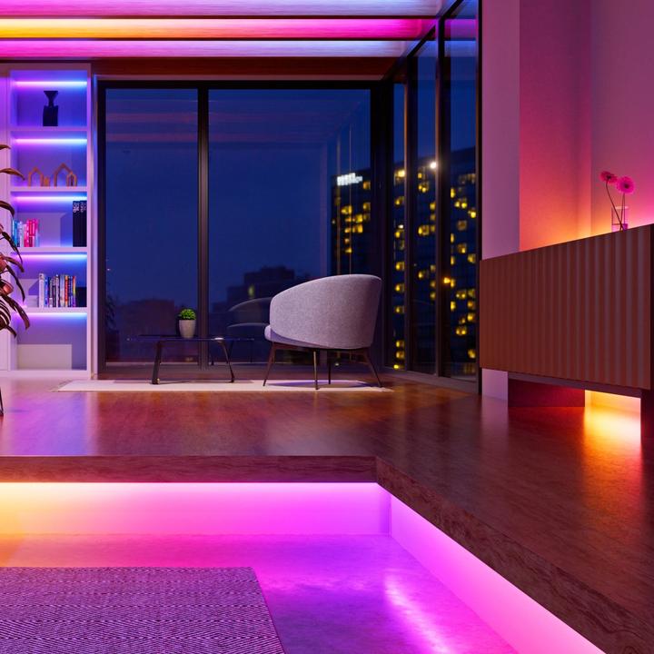 Actual product image Nanoleaf Essentials Matter Multicolour Lightstrip 5 metres (RGBIC, 500 cm, Indoor)