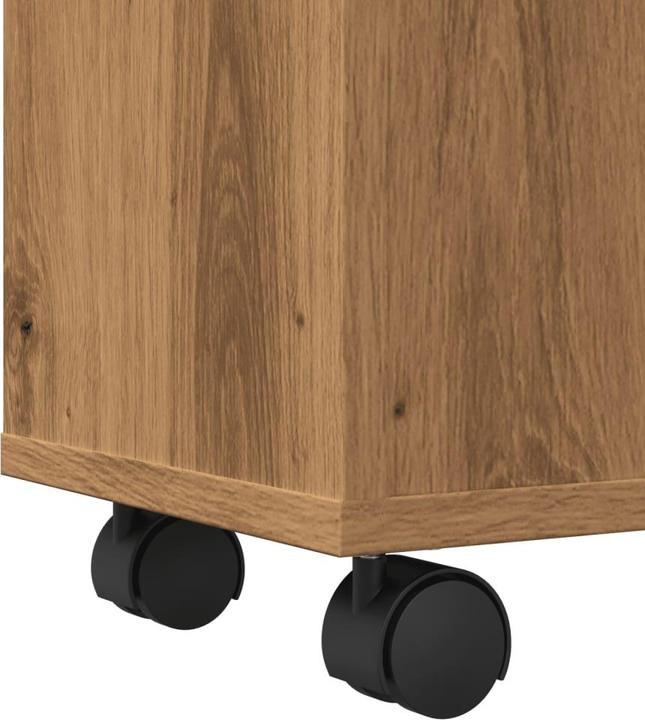 Produktbild vidaXL Badschrank Schmal mit Rollen