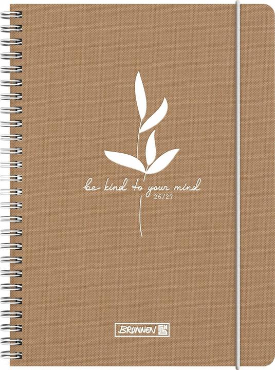 Schülerkal.26/27Linen.1072125217 (A5, 1 Woche / 2 Seiten)