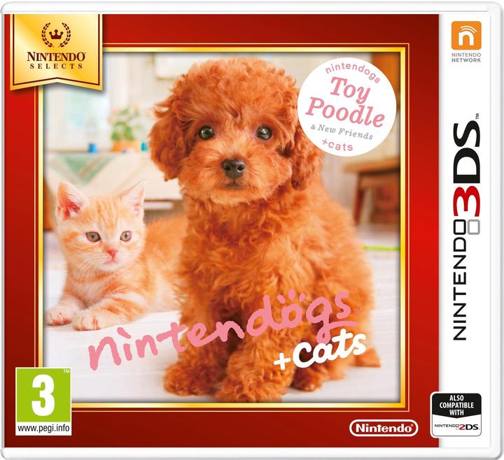 Actual product image Nintendo gs and Cats 3D Toy Poodle (Select) (3DS, EN)