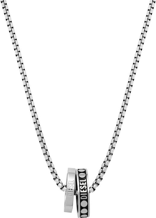 Immagine prodotto Diesel Ciondolo doppio (Acciaio inossidabile, 55 cm)
