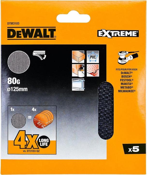 Actual product image DeWalt Grinding mesh (80)