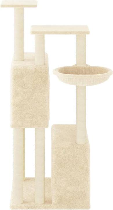 Produktbild vidaXL Kratzbaum (122 cm, Creme)