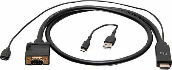 Image du produit C2G câble adaptateur vidéo actif HDMI vers VGA - 1080p (1.83 m)