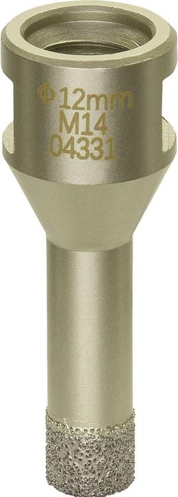 Diewe Fliesenbohrer Diamantbohrer M14 - Trockenbohrer Premium 7 - Bohrer ø 12mm (12 Millimeter)