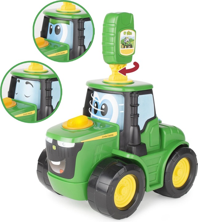 Actual product image Tomy John Deere Johnny Tractor with Key