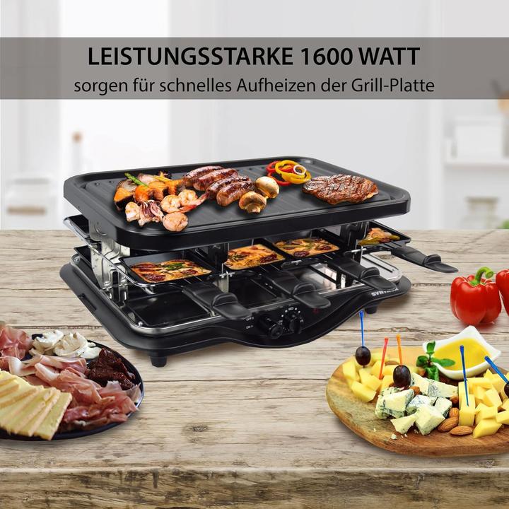 Produktbild Syntrox Raclettegrill Lausanne für 8 Personen