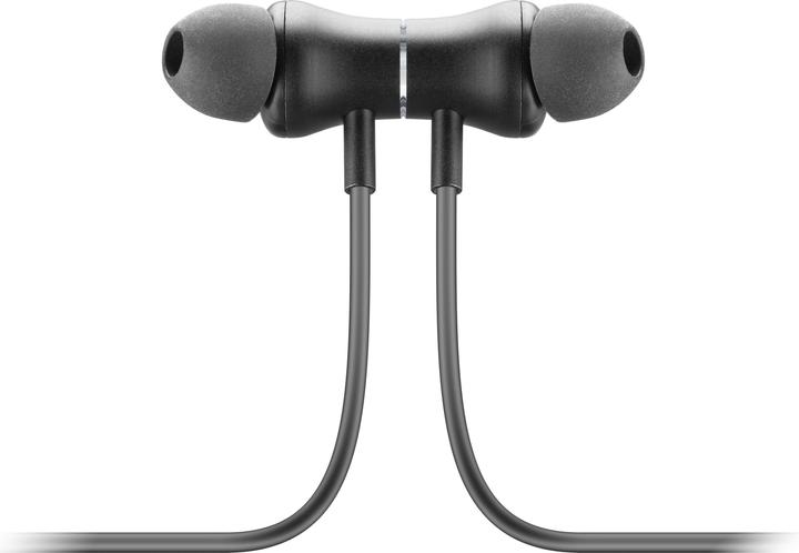 Actual product image Cellularline GEM Stereo Bluetooth headset with microphone and remote control Black (6 h, Wireless)