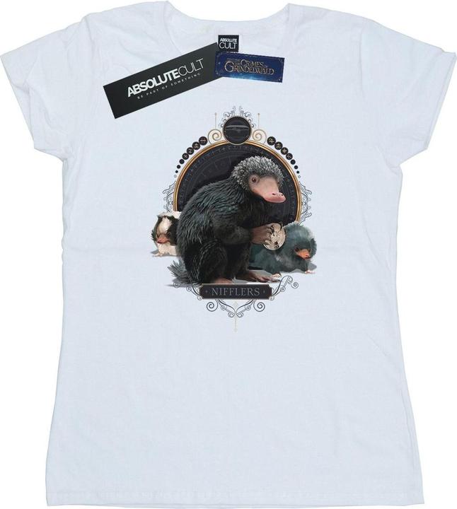 Actual product image Fantastic Beasts Womens/Ladies Baby Nifflers Cotton T-Shirt (XL)