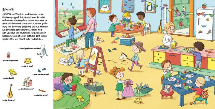 Immagine prodotto La mia prima storia e il mio primo libro illustrato: all'asilo (Tedesco)