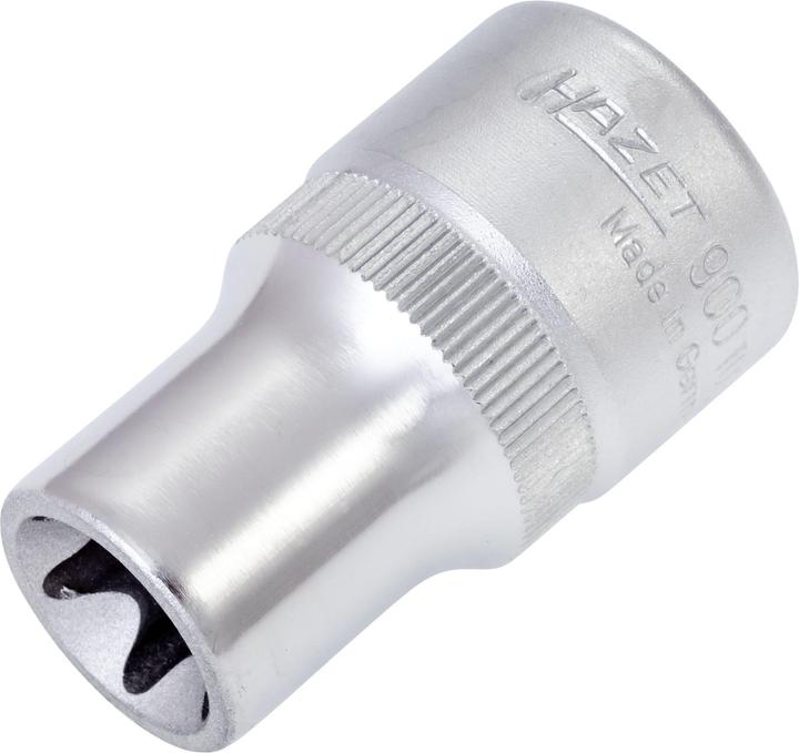 Actual product image HAZET Socket ∙ TORX 900-E14 ∙ Square, hollow 12.5 mm (1/2 inch) ∙ Outside TORX profile ∙ E14