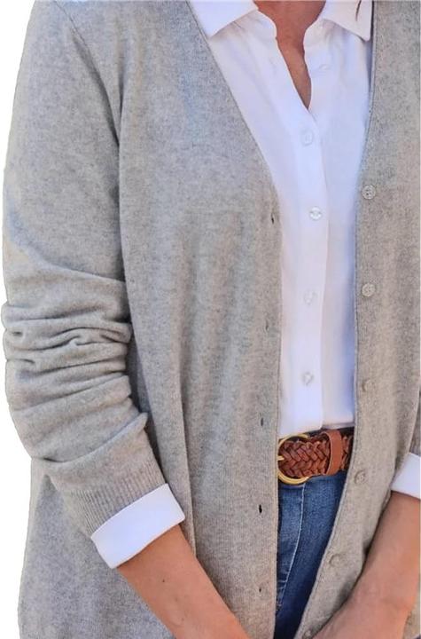 Produktbild Woolovers Strickjacke VAusschnitt Kaschmir Klassisch (M)