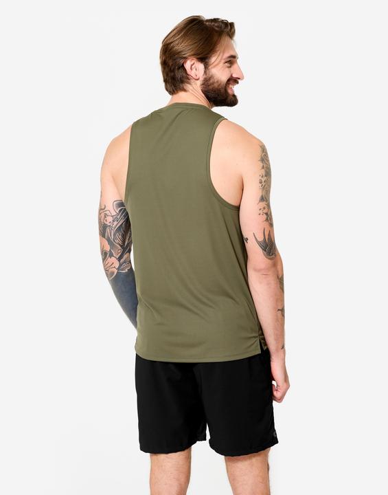 Produktbild Domyos Tank Top Herren atmungsaktiv - khaki (L)
