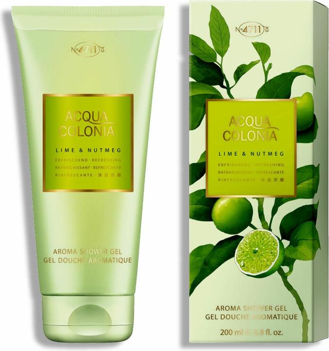Actual product image Acqua Colonia 4711 Acqua Colonia Lime & Nutmeg by Shower Gel 200 ml (200 ml)